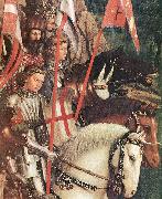 EYCK, Jan van The Soldiers of Christ (detail) oil painting
